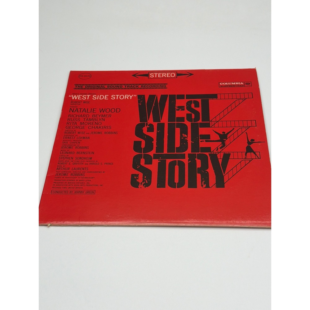 West Side Story Original Soundtrack Vinyl LP Columbia Masterworks OS 2070 Stereo